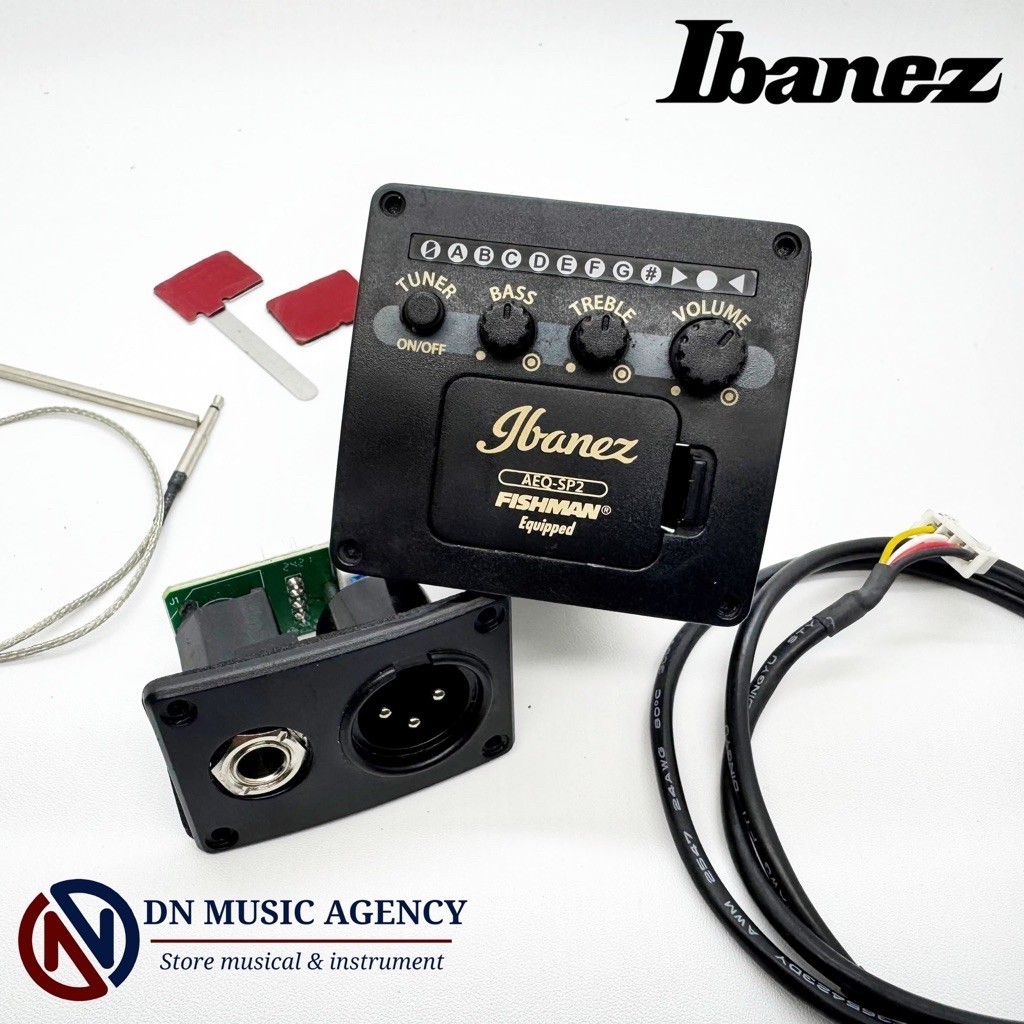 preamp ibanez AEQ SP2 fishman sonicore onboard tuner original preamp gitar & bass akustik elektrik