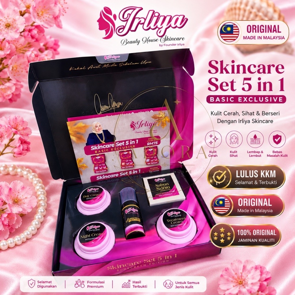 [IRLIYA BEAUTY SKINCARE] SET FLEK/JERAGAT (Sunscreen Edition) - ORIGINAL PRODUK - Irliya Skincare