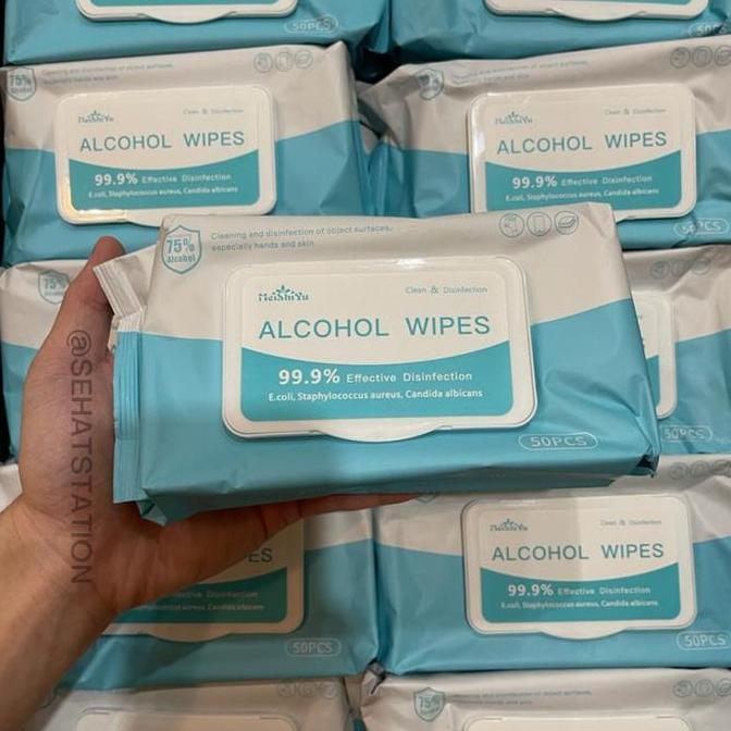 Wajibbersih- Tissue Basah Chando Steril Wipes Tisu Basah Alkohol 75 Disinfektan