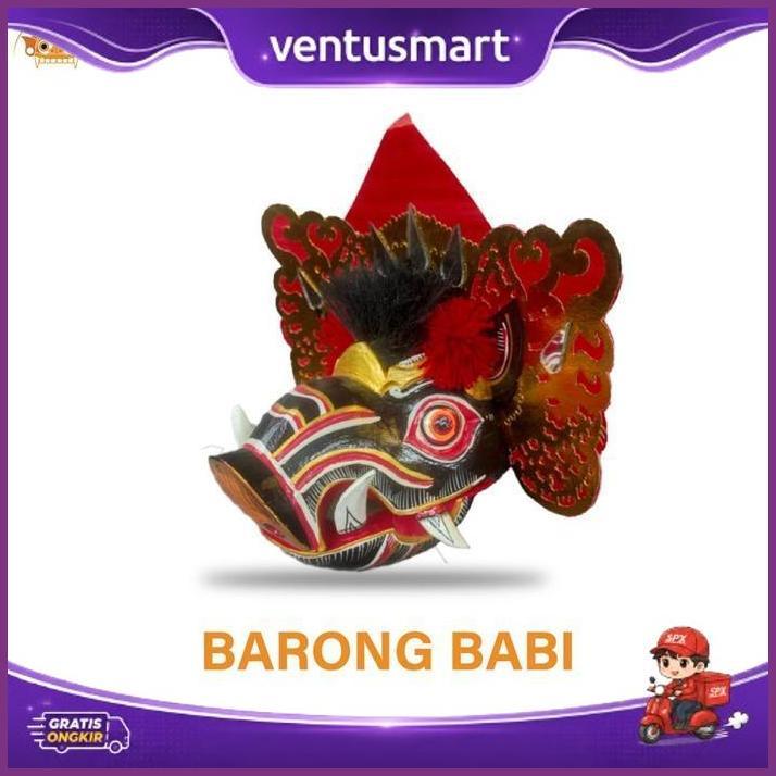 Barong Babi - Barong Kayu - Topeng Barong-Tapel Barong-Barong Bangkung-Pajangan Barong Bangkung-Tope