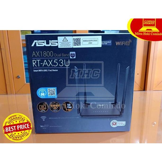 NEW WIRELESS ROUTER ASUS RT-AX53U WIFI ROUTER ASUS RT-AX53U
