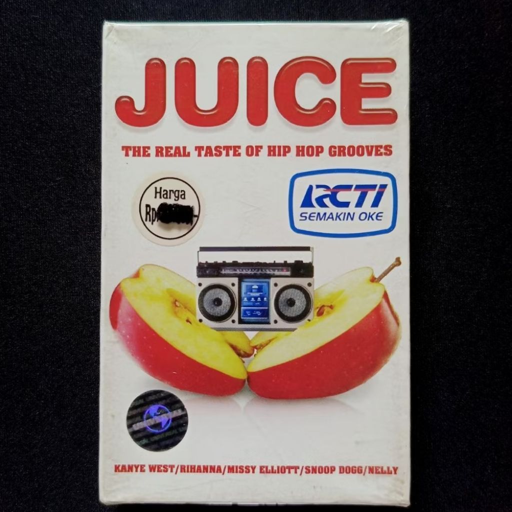 Kaset V/A (Kanye West, Rihanna, Coolio, etc) - Juice : The Real Taste Of Hip Hop Grooves (Sealed)