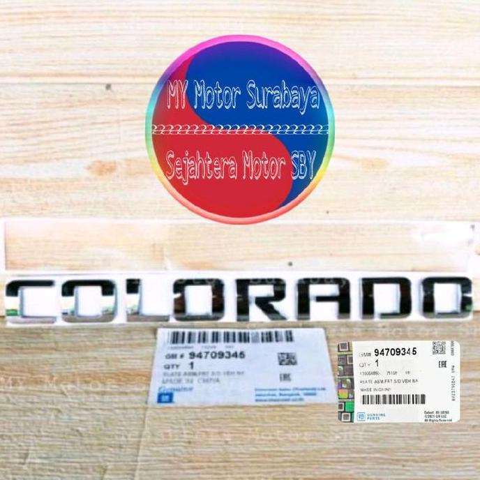 BEBAS ONGKIR - Emblem COLORADO Chevrolet Colorado