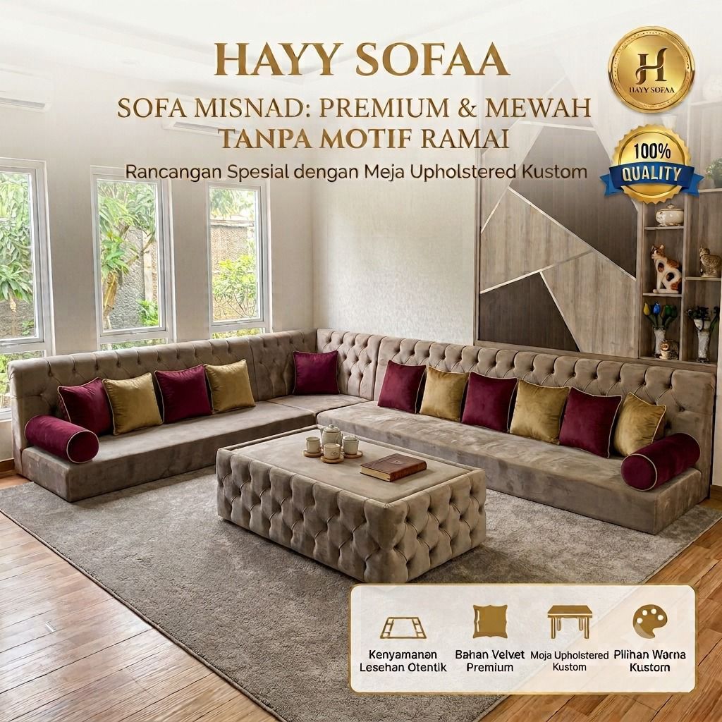 Misnad arabian, sofa lesehan,sofa lantai