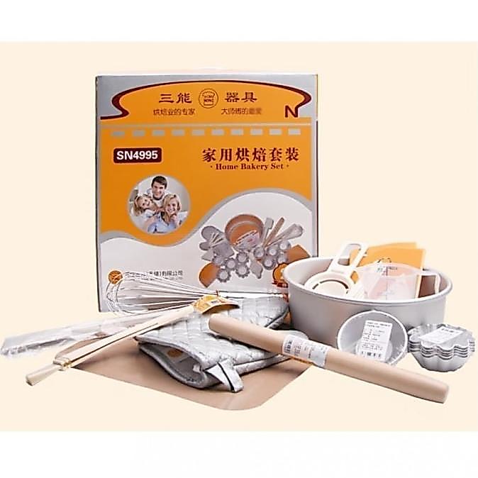 [ VELVEET ] Sanneng SN4995 - Home Bakery Set / Baking Starter Kit Complete 23pcs
