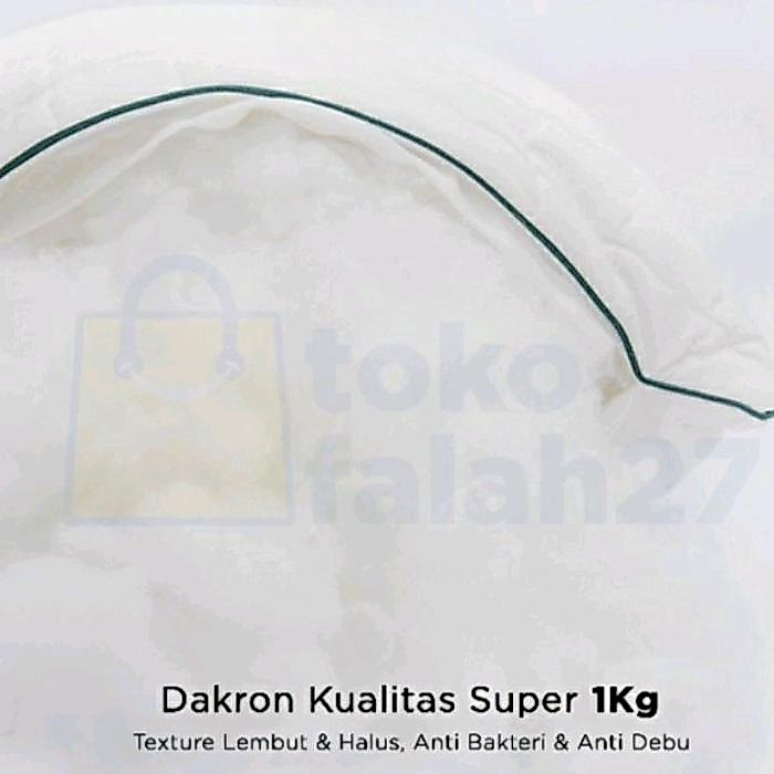 Dakron Silikon Grade A / 1 kg Bantal Kain - Dakron Grade A, Dakron 1 kg