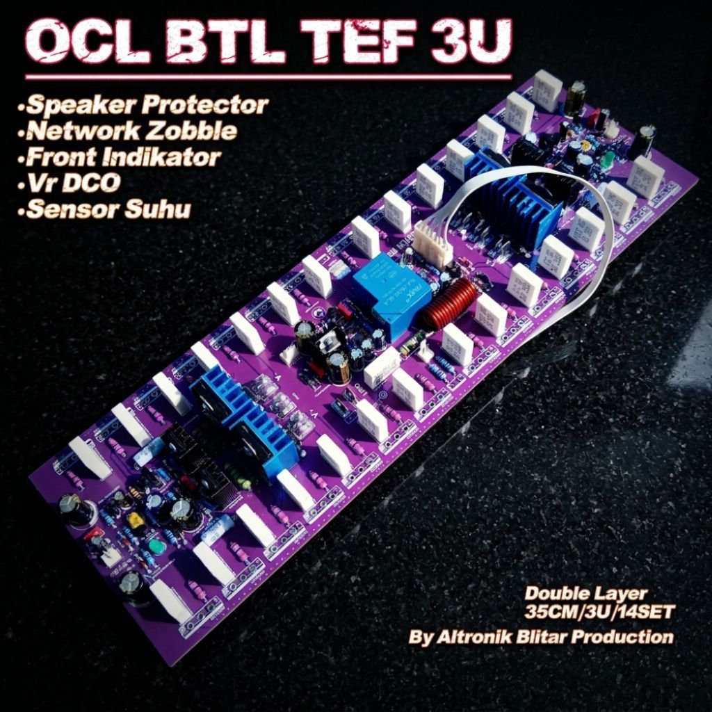 KIT OCL TEF BTL 3U / OCL BTL 3U Double Layer / Spek Up / Upgrade OCL NEW