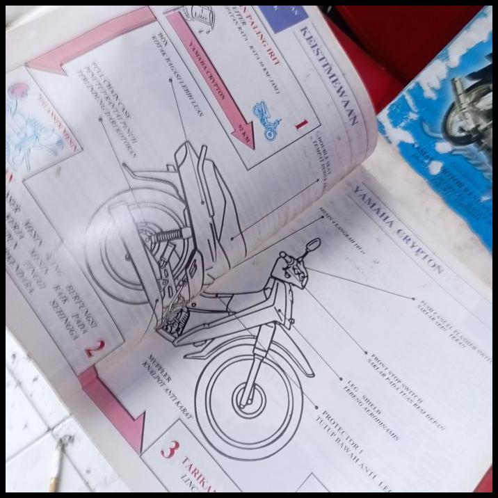 BEST DEAL BUKU PERKENALAN MODEL YAMAHA CRYPTON 90894-96145 ORIGINAL 