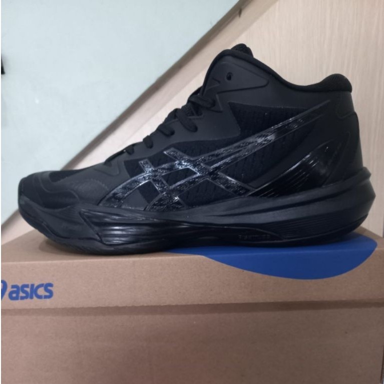 SEPATU ASICS SKY ELITE FF 3 GRADE ORI PREMIUM PRIA VOLI BADMINTON SPORT FULL BLACK