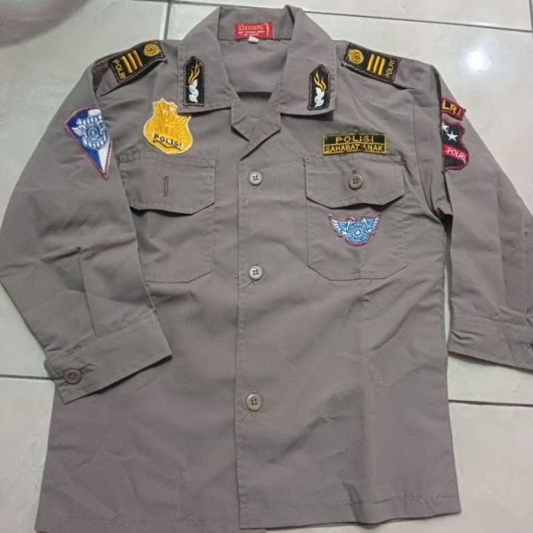 baju profesi anak polisi wanita pl