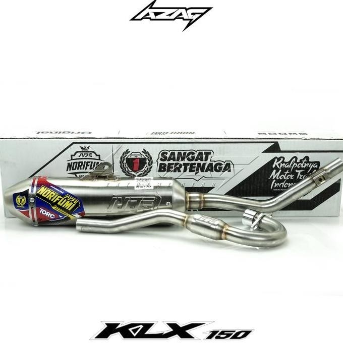 * KNALPOT NORIFUMI TORC ORIGINAL UNTUK KLX DTRACKER ''