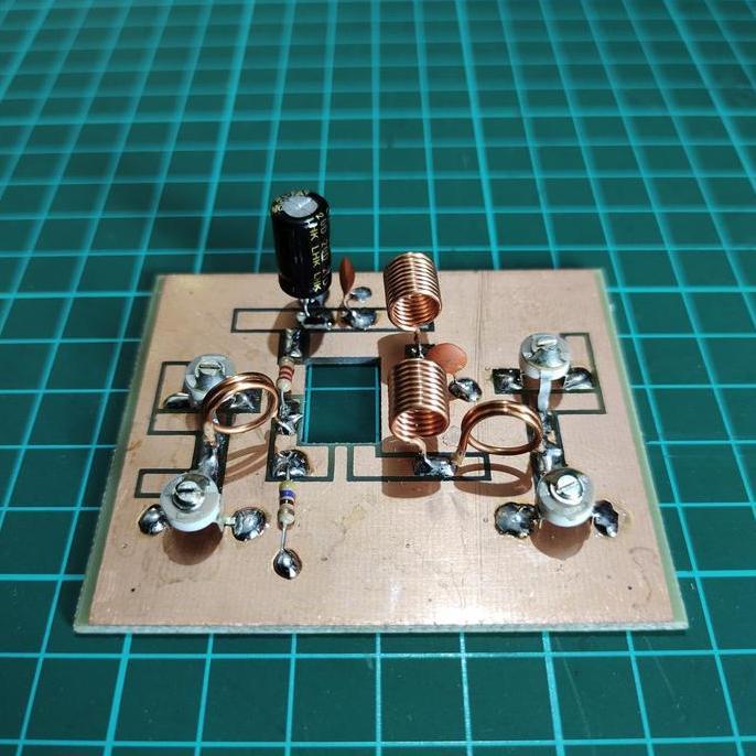 PCB KIT BOSTER 2SC1971 2SC1972 BOSSTER BOOSTER DIY C1971 C1972 5WATT 7 ELE99