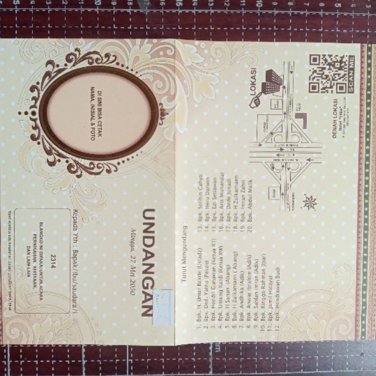 Blangko Undangan Erba 2314
