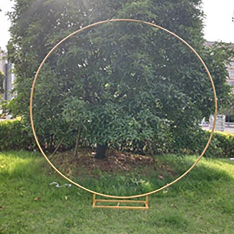 LINGKAR BESI /Standing flower lingkaran / Backdrop flower lingkaran/ wedding / pergola besi dekorasi