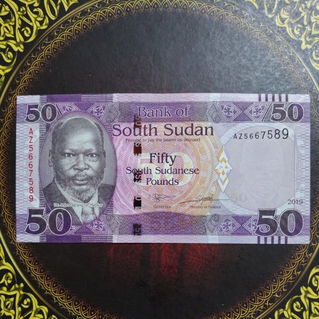 Uang South Sudan 50 pound 2019 unc