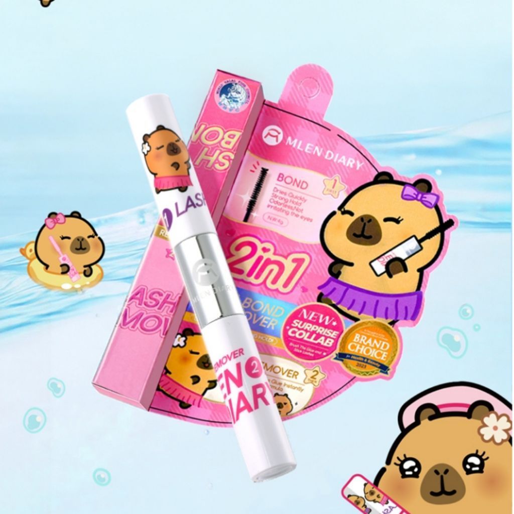MLEN DIARY x Capybara Lash bond & Remover