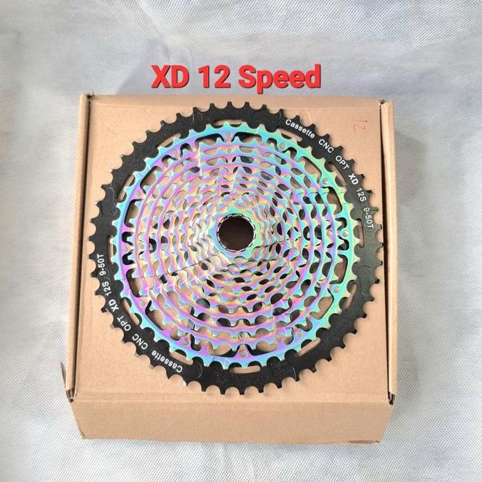 Promo Sprocket 12 Speed 9-50T XD Drive Rainbow Diskon