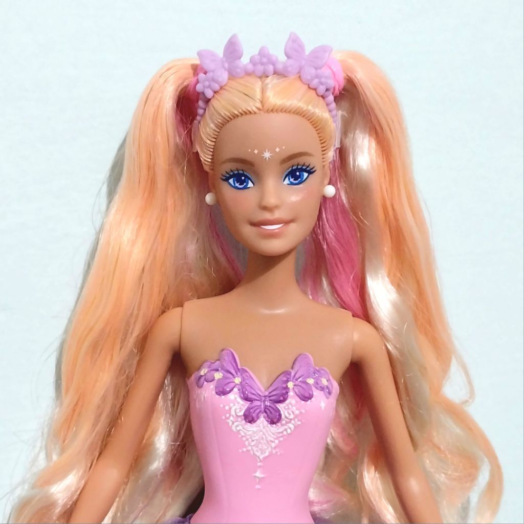 Head Barbie Fairy Millie Kepala Mattel Official Boneka Second Preloved Jadul Collector
