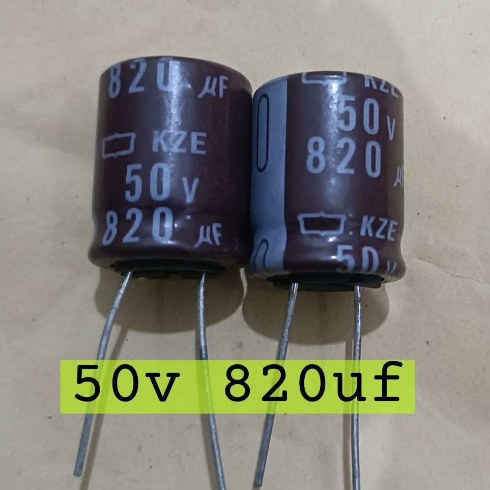 ELCO 50V 820UF 1.6CM TİNGGİ 2CM
