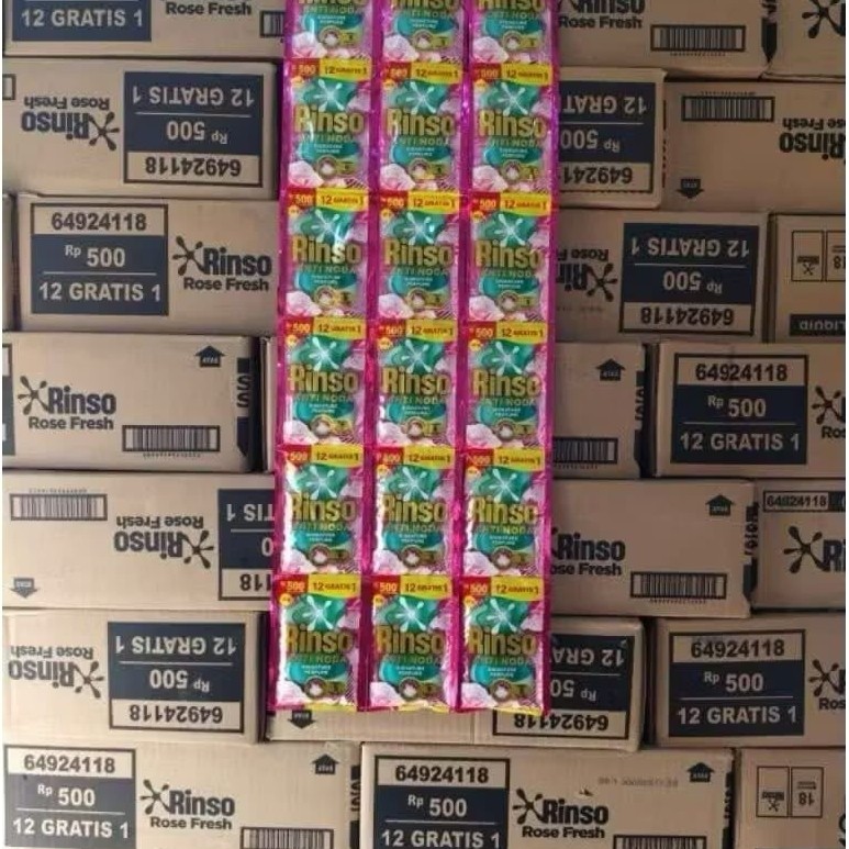 (TANPA PO) RINSO CAIR LIQUID ISI 104 SACHET/1DUS