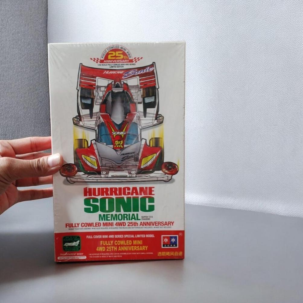 TAMIYA DAXING HURRICANE SONIC MEMORIAL TRANSPARENT BODY [ SUPER TZ-X CHASSIS ] Termurah