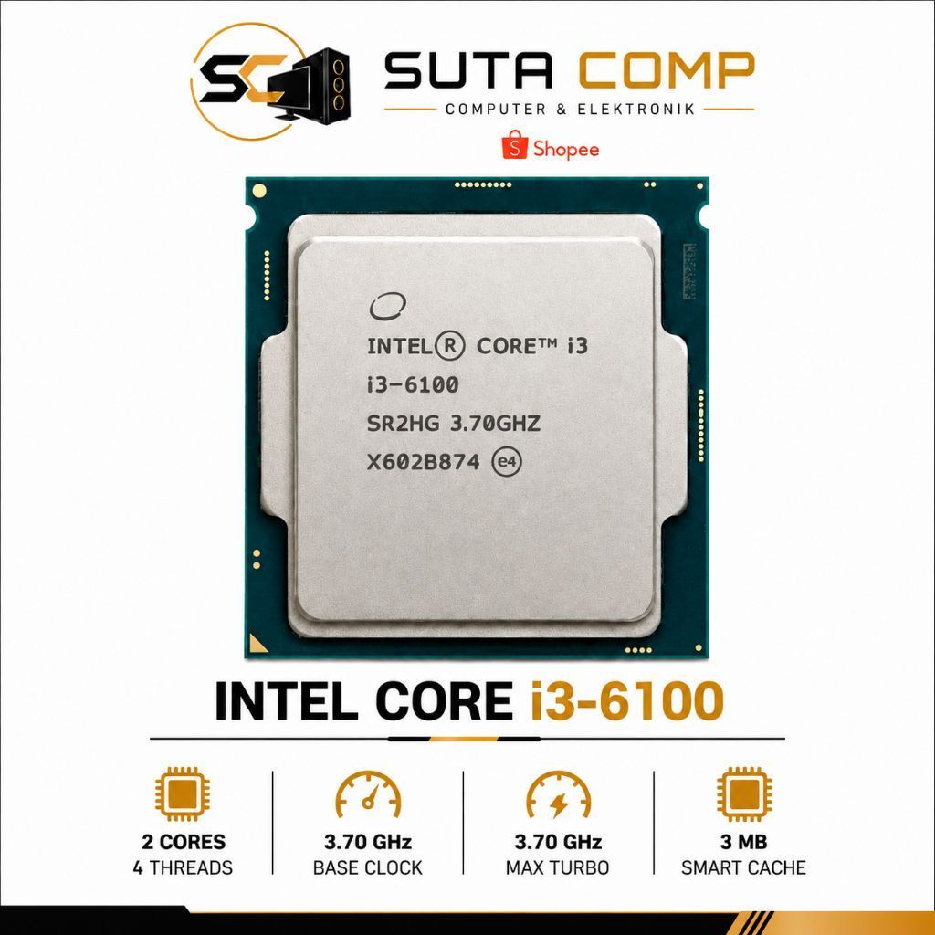 Processor Intel Core i3-6100