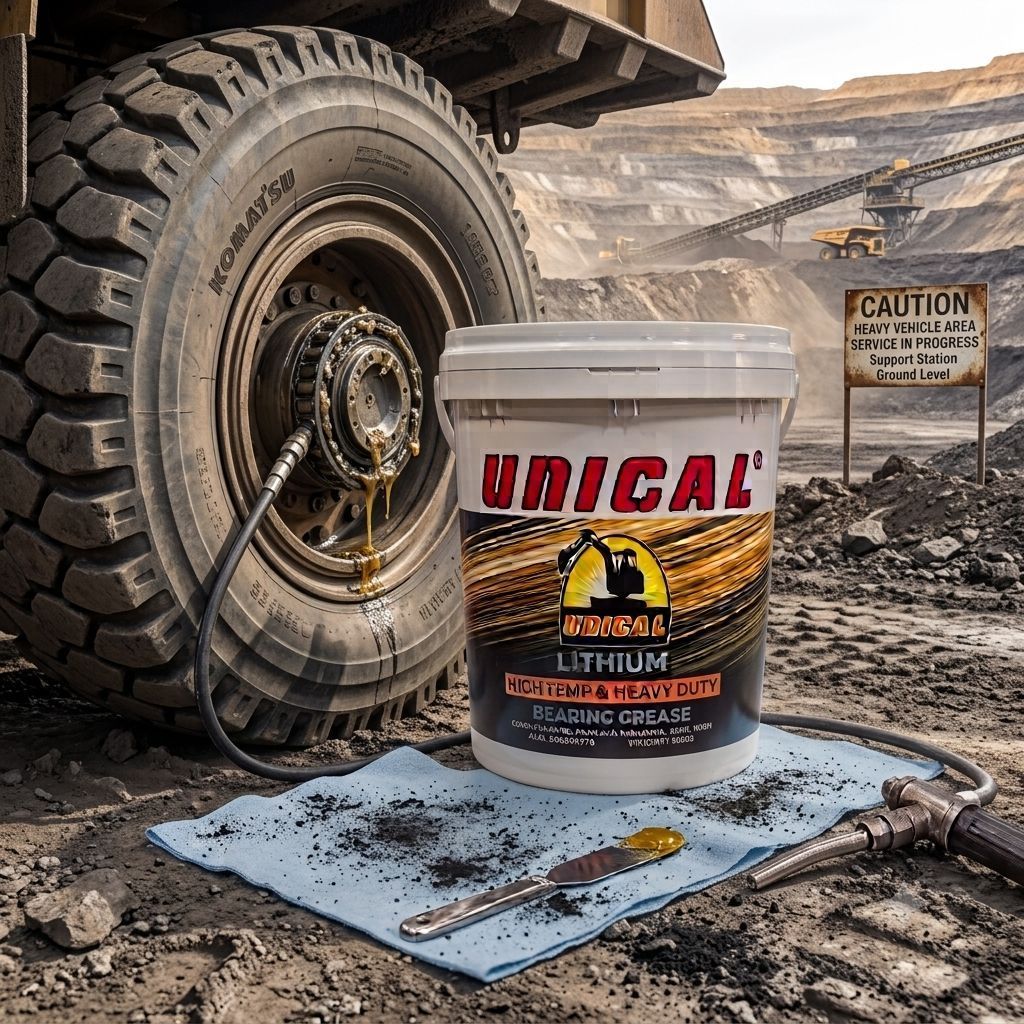 UNICAL LITHIUM EP GREASE (KUNING TRANSPARANT) BEARING GREASE - HIGH TEMPERATURE