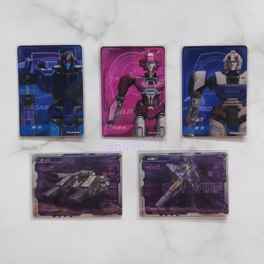 [Kayou] Transformers One Collectible Card SR/SSR/HR Ori | Pilih Sesuai Karakter