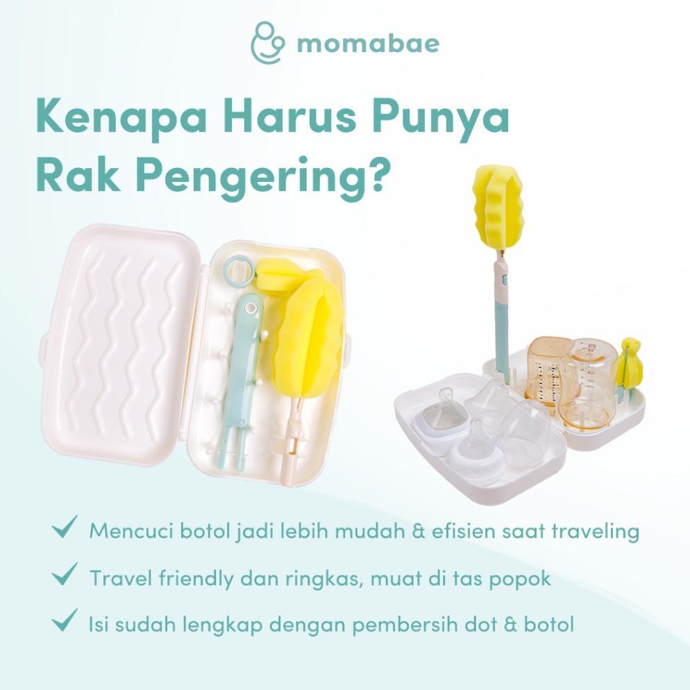 Promo Momabae Rak Pengering Botol Susu Bayi / Rak Botol Susu Bayi / Rak Dot Botol Susu