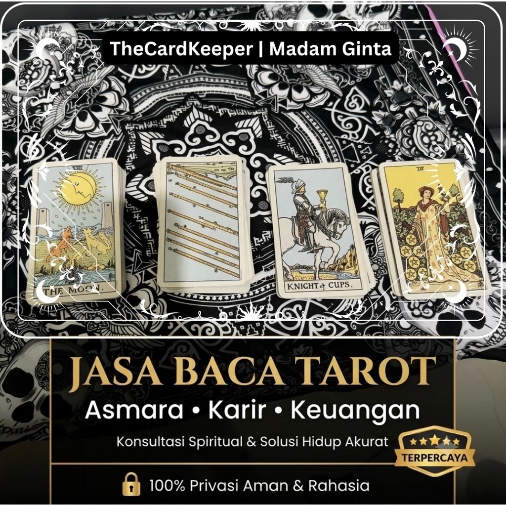 Tarot Reading Online / Jasa Baca Tarot / Konsultasi Percintaan & Karir / Curhat / Bacaan Akurat / Ta