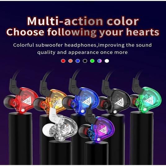 Qkz Ak6 Qkz Ak6 Pro Qkz Ak6 Max With Mic In-Ear Earphone Hifi Fever Bass Earphone Sport Gaming Heads