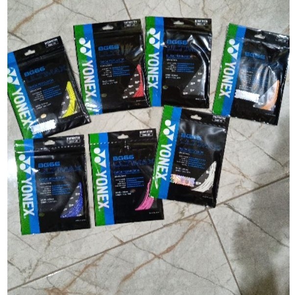 Senar Raket Badminton Yonex BG66 Ultimax SP Senar Bulutangkis Original / Senar Raket BG 66 Ultimax O