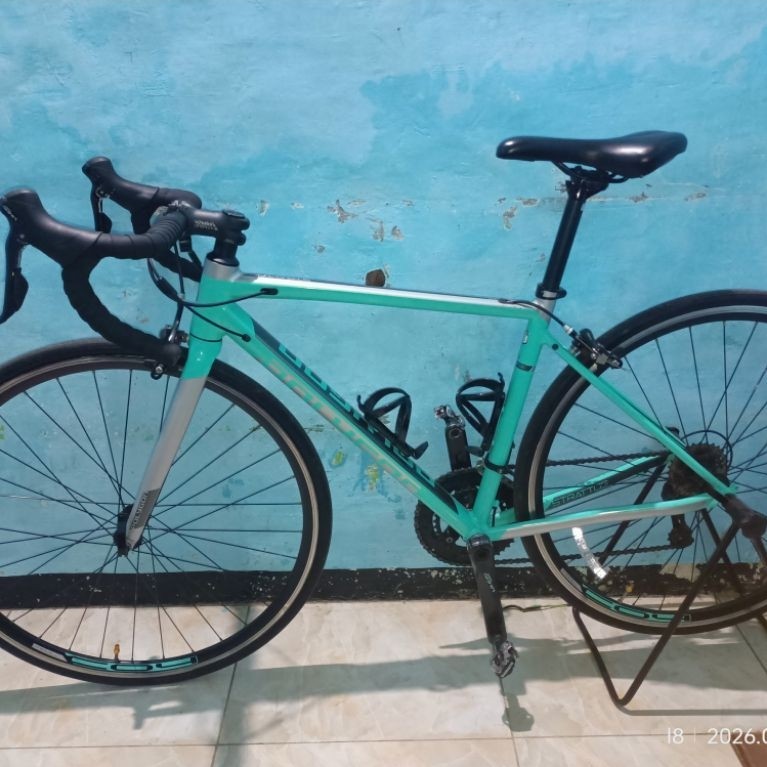 Polygon stratos S3 size S (48) biru tosca raare item kondisi second layak pakai