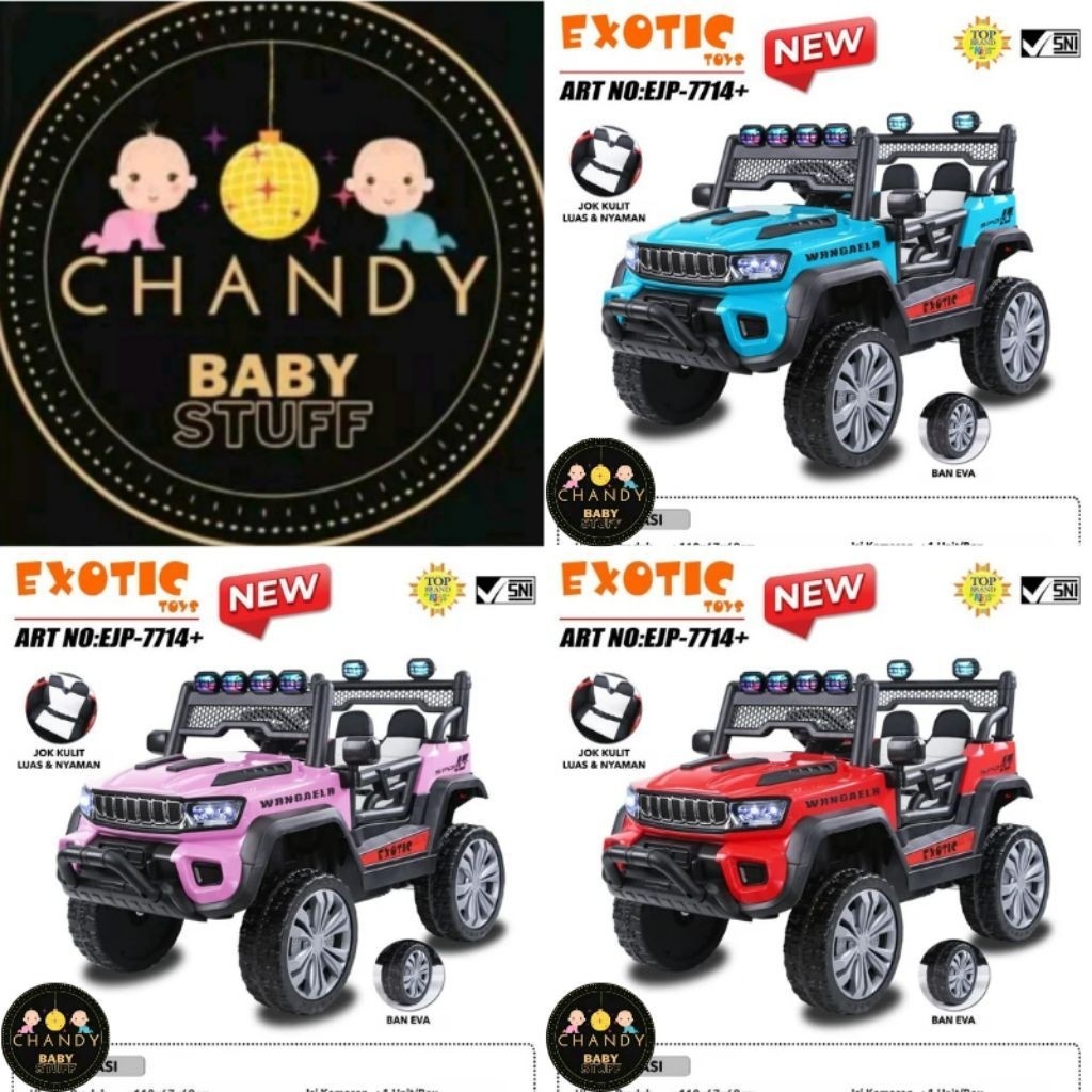 MAINAN MOBIL AKI ANAK EXOTIC EJP 7714+ ( BAN EVA)
