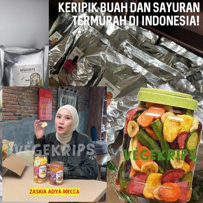 KERIPIK BUAH DAN SAYUR KEMASAN KILOAN TERMURAH SE INDONESIA