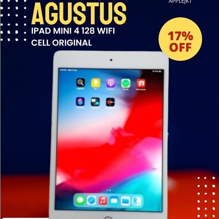 ipad mini 4 128 second murah bergaransi wifi cell resmi