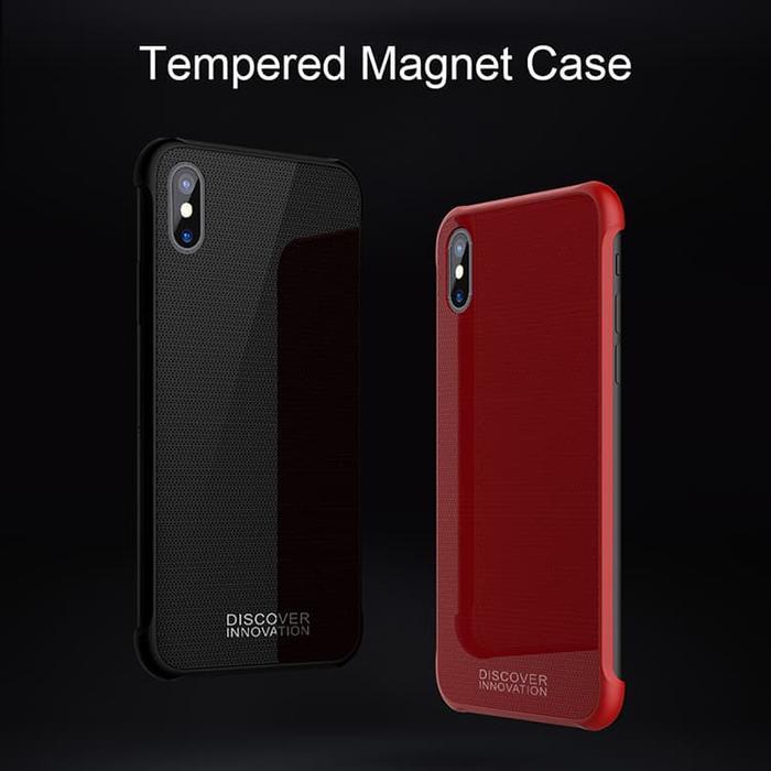 PRODUK FAVORIT - Nillkin Back Case (Tempered Magnet Case) - Apple Iphone X / Iphone 10