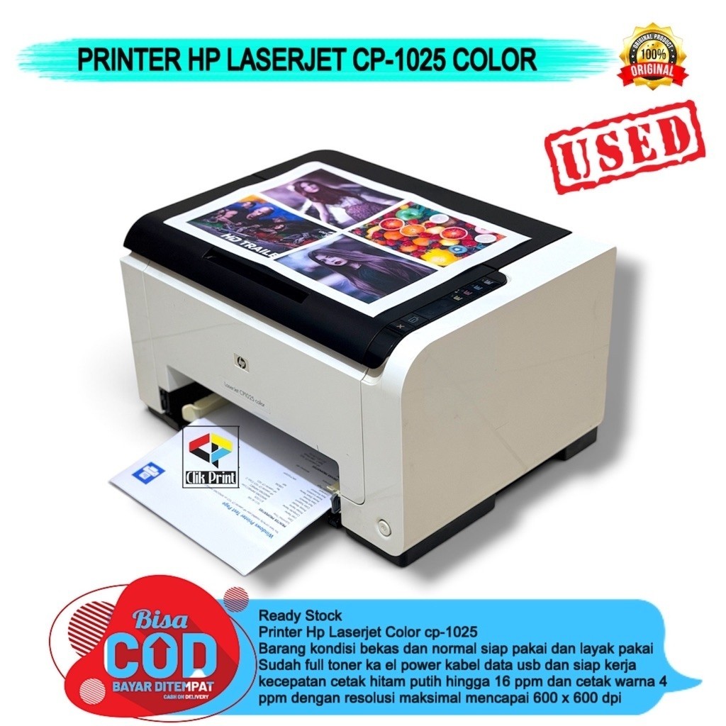 Printer Hp Laserjet Cp1025 Color