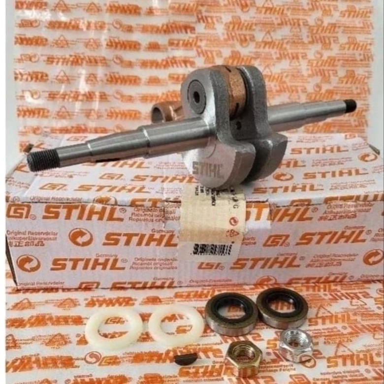 askrup komplit ms070 crankshaft assy ms070