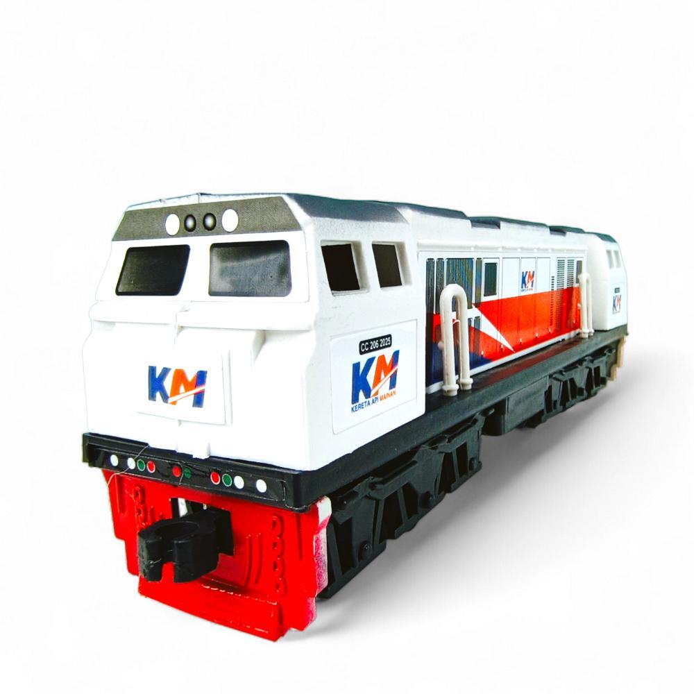 JM Mainan Miniatur Kereta Api Lokomotif CC206