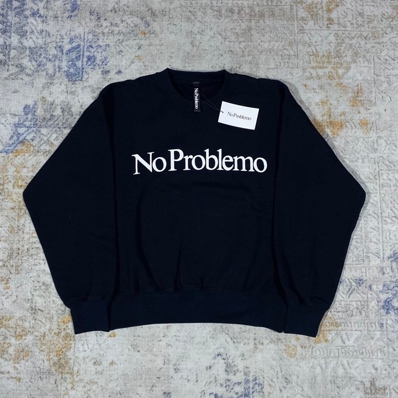 NO PROBLEMO SWEATSHIRT - BLACK
