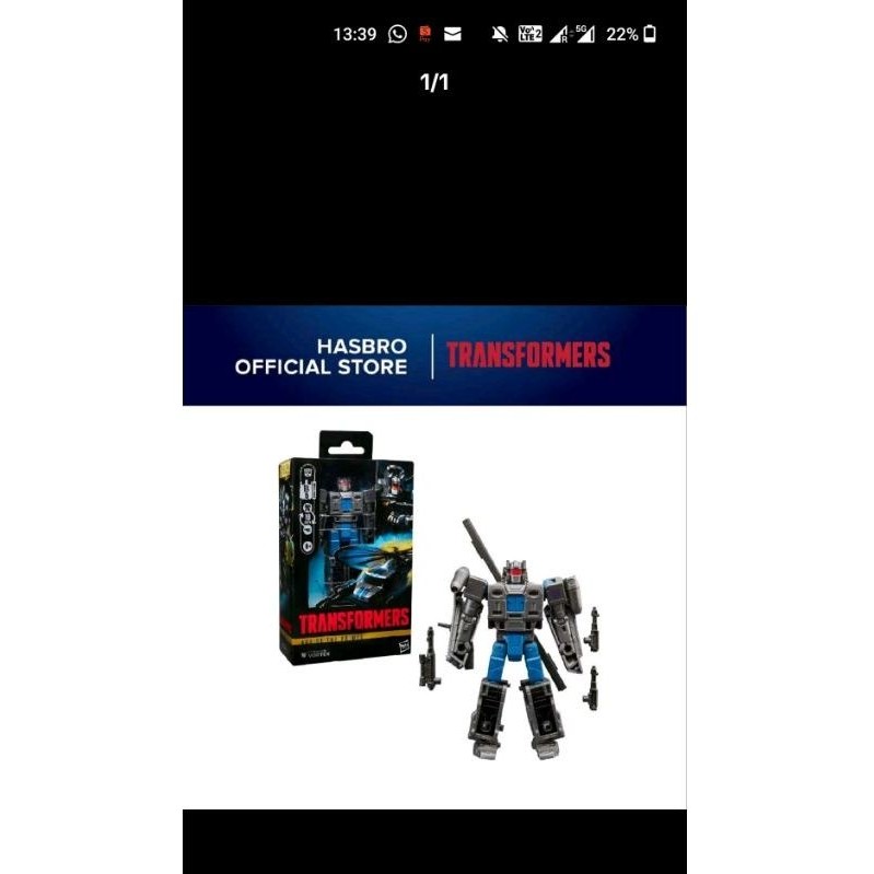 Hasbro transformers vortex new misb