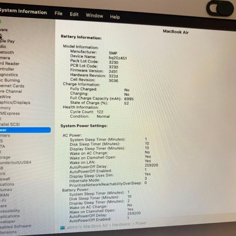 MacBook Air 13 ( 2015 ) second mulus