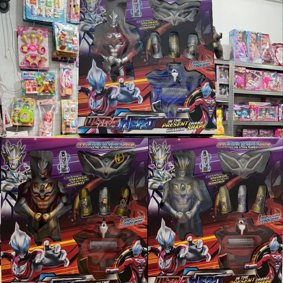 Mainan anak Ultraman Ultra Hero Geed Ultra Zero Neo Capsule Riser Fusion Sublimate