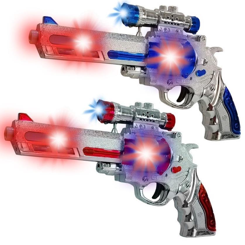marvelous Toy Blaster Silver Game Flashing Light And Sound mainan BLASTER SUARA DAN LAMPU