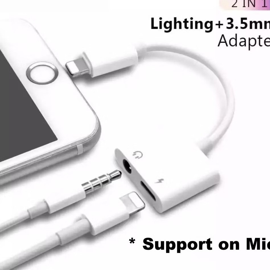 Konektor Adapter Audio Bluetooth  kabel Jack Earphone 3.5 mm phone