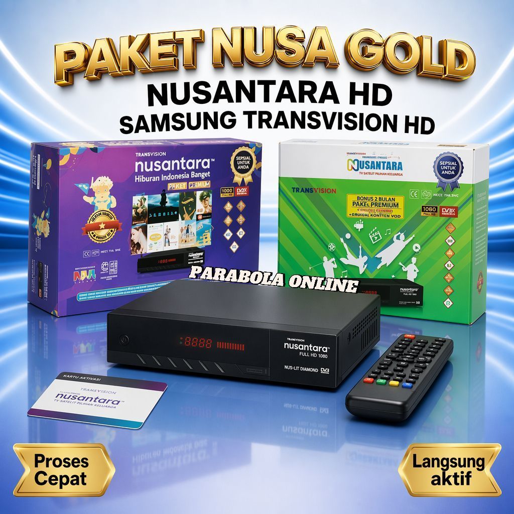 Nusa Gold Nusantara HD Samsung Transvision HD 1 Thn