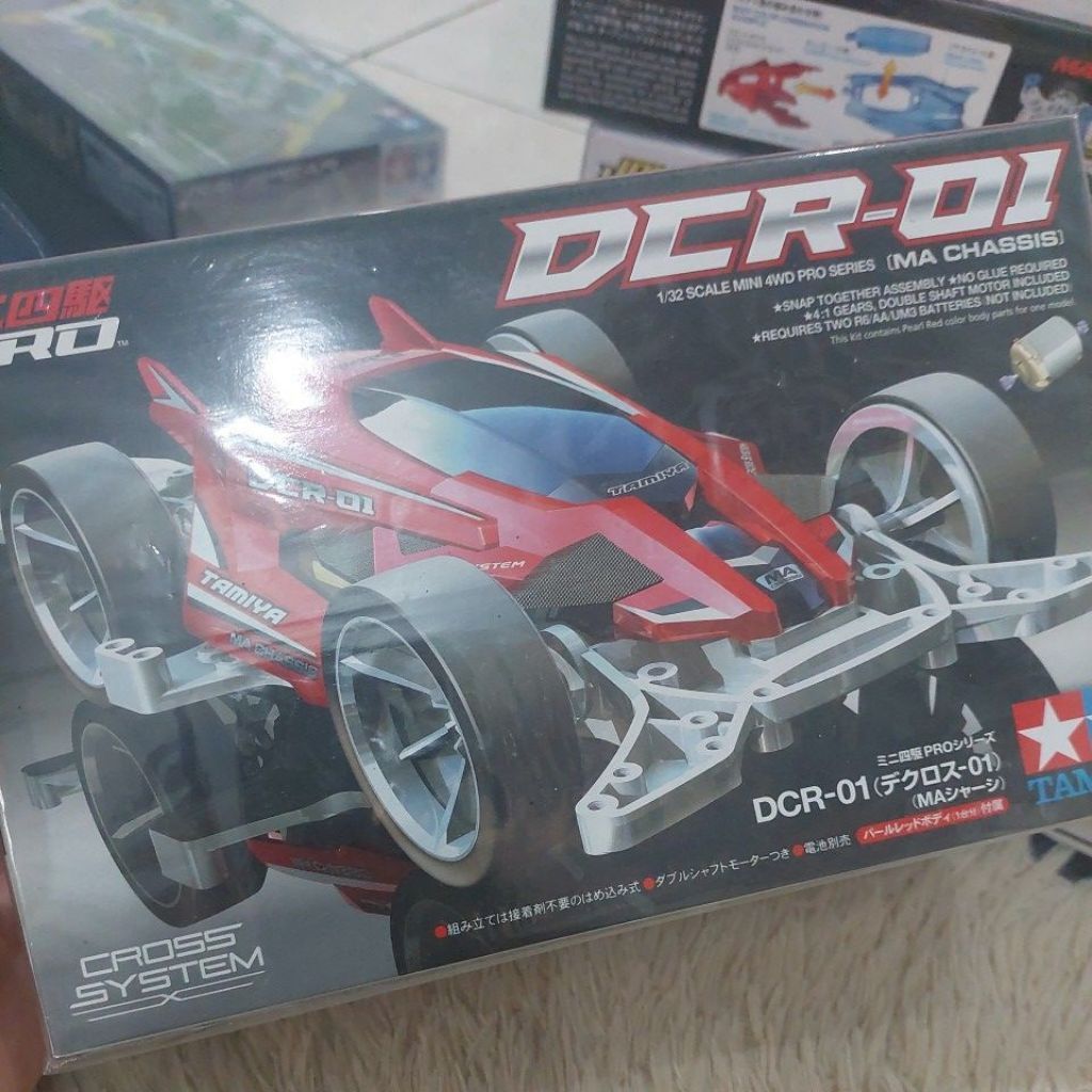 Tamiya DCR 01 MA Chassis Merah