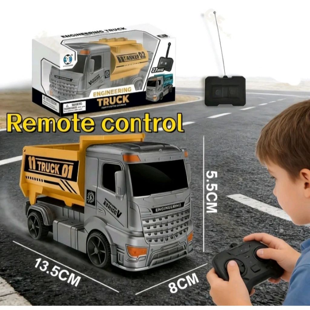 mainan truk remot control