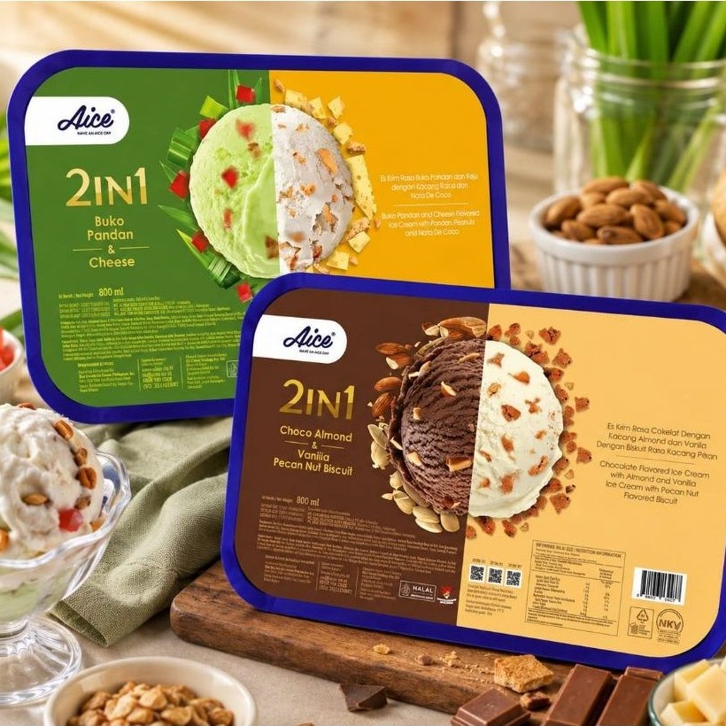 AICE Ice Cream Premium Jumbo Pack 800ml